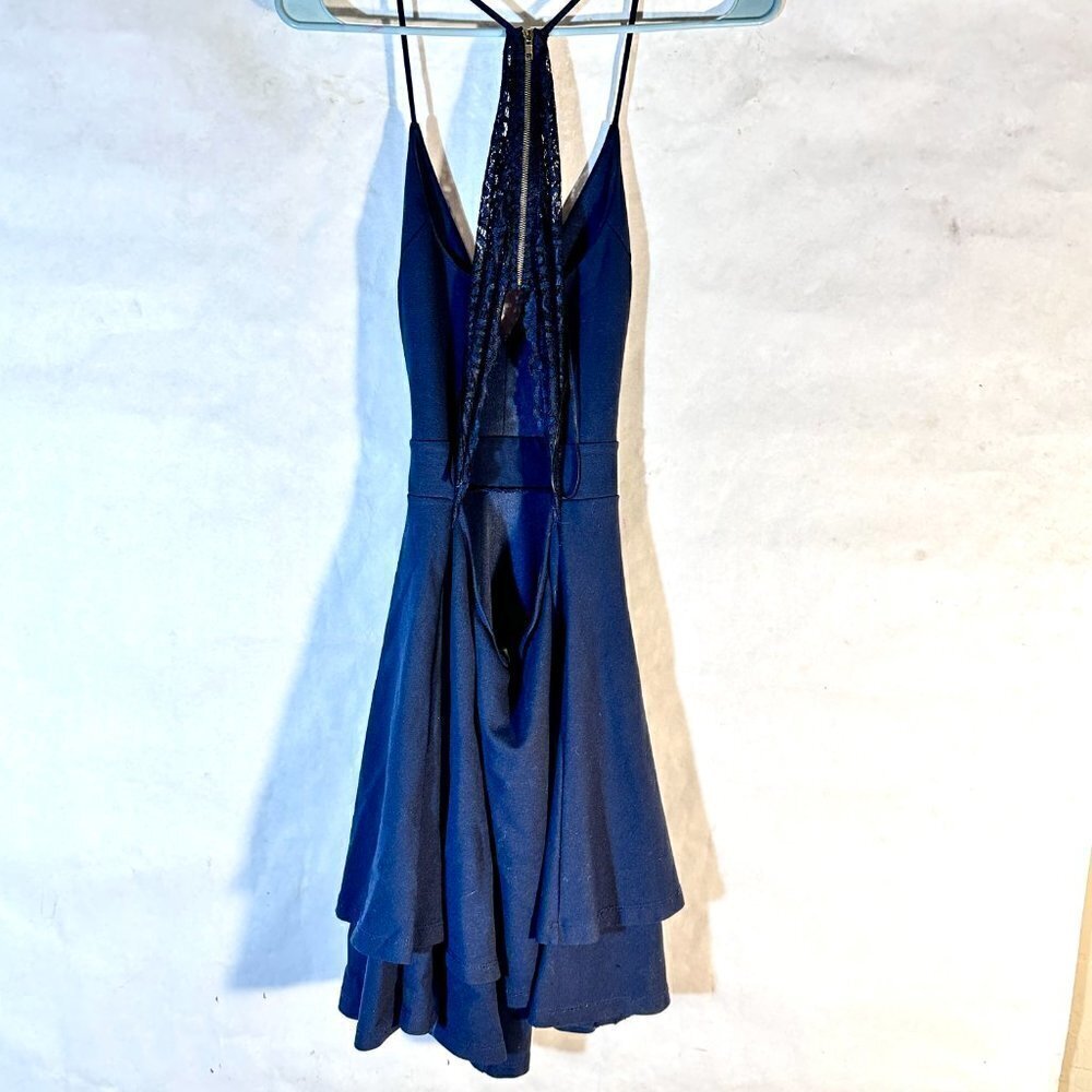 Windsor Dress Size Medium BLue Sexy Open Back Tulip Balletcore Ballerina - Picture 5 of 8